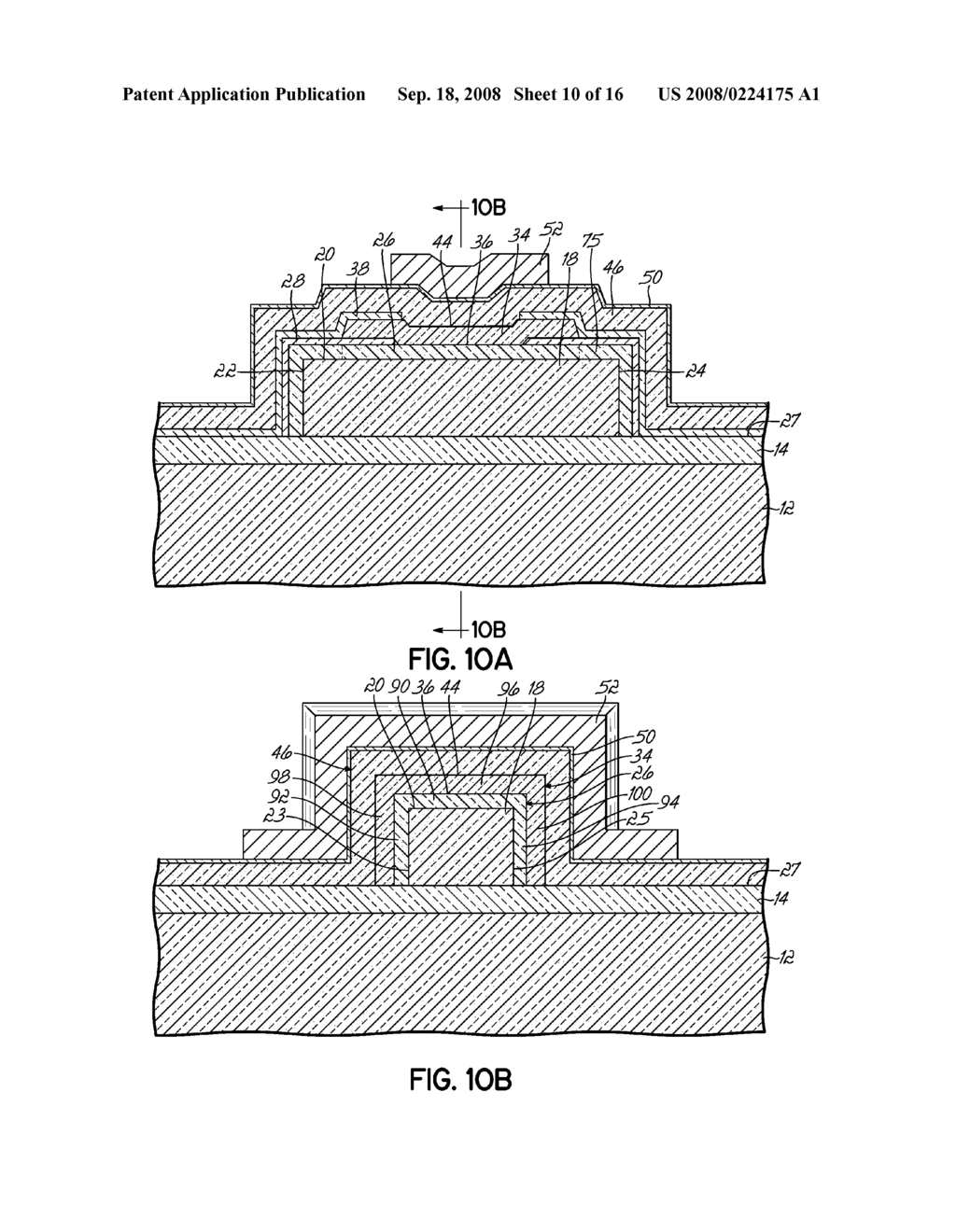 SEMICONDUCTOR DEVICE STRUCTURES FOR BIPOLAR JUNCTION TRANSISTORS AND METHODS OF FABRICATING SUCH STRUCTURES - diagram, schematic, and image 11