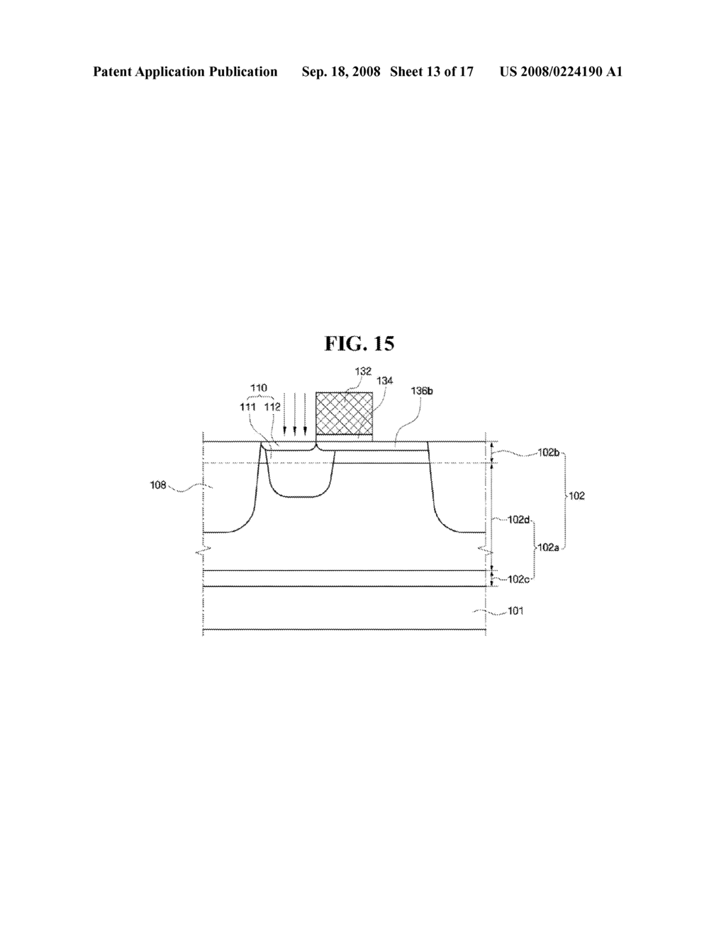 IMAGE SENSOR AND METHOD OF FABRICATING THE SAME - diagram, schematic, and image 14