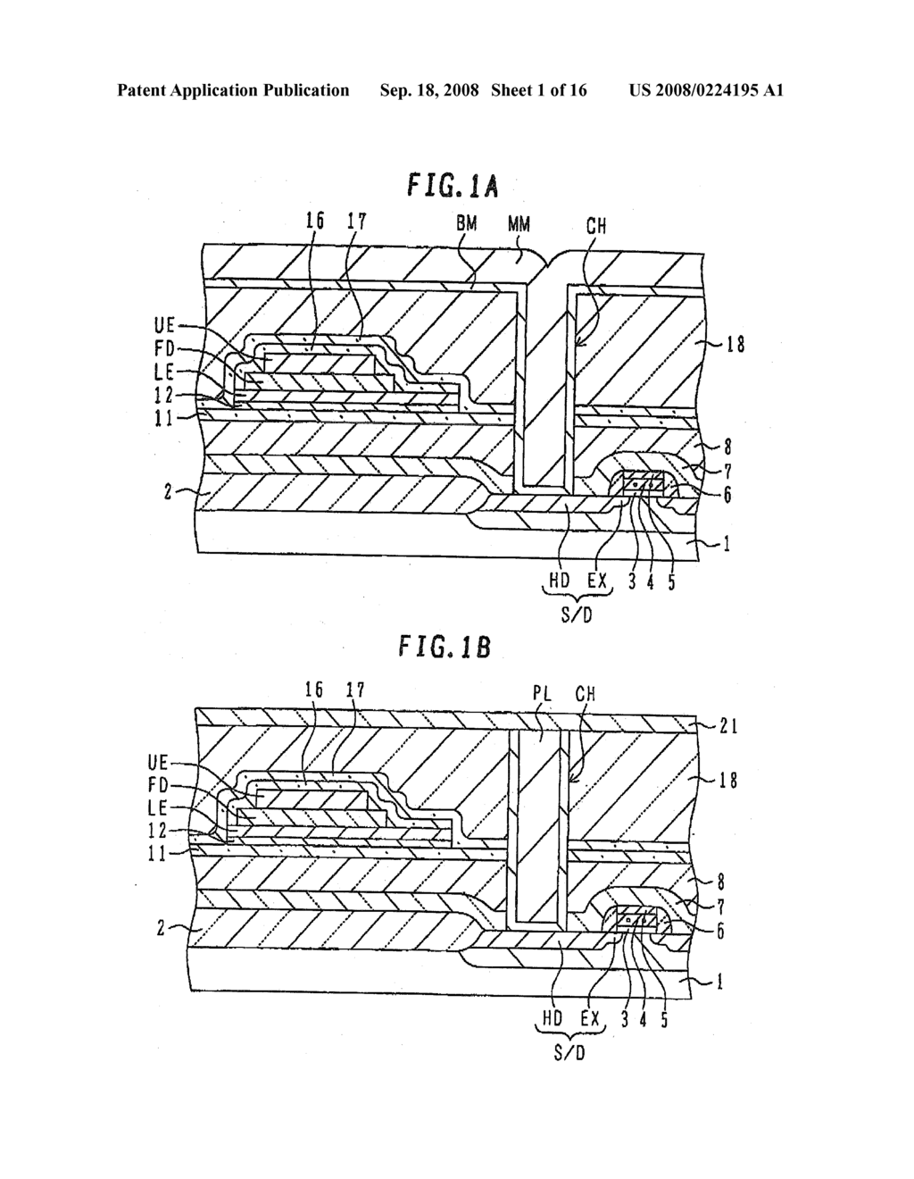 SEMICONDUCTOR DEVICE WITH FERRO-ELECTRIC CAPACITOR - diagram, schematic, and image 02