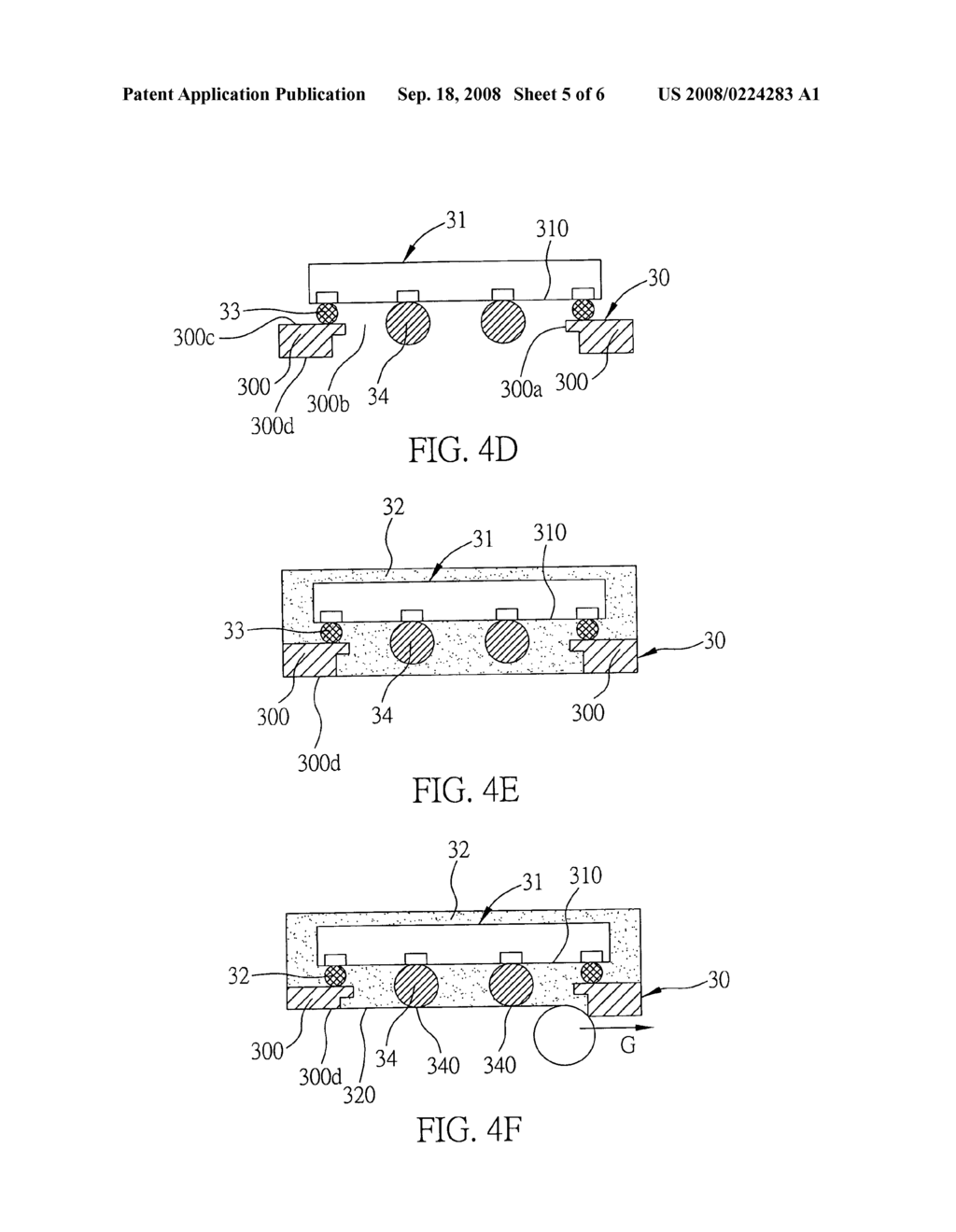 Leadframe-based semiconductor package and fabrication method thereof - diagram, schematic, and image 06