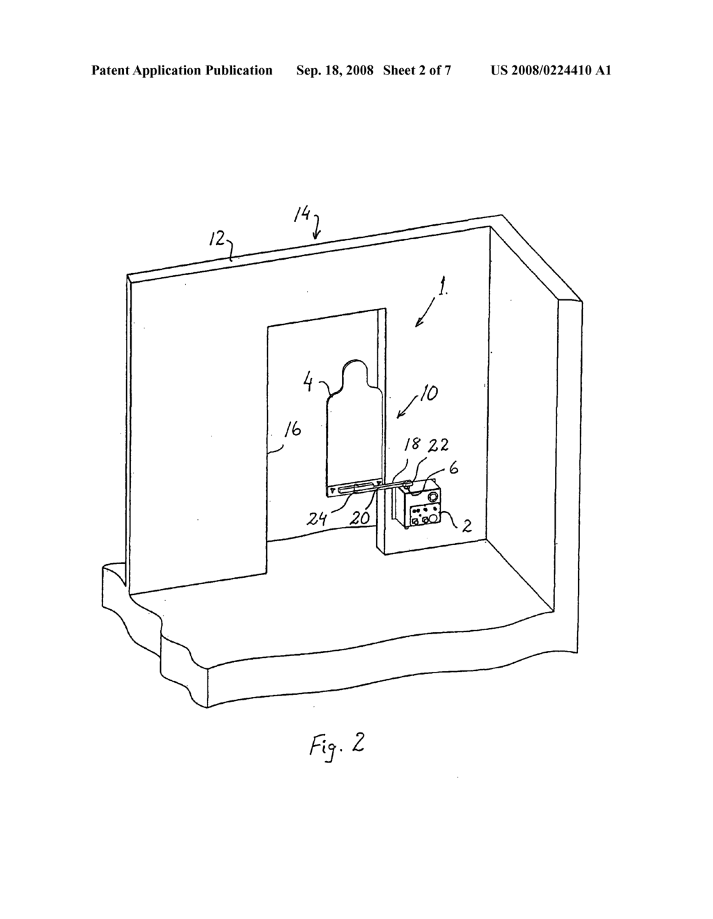 Target mechanism and a base unit in such a target mechanism - diagram, schematic, and image 03