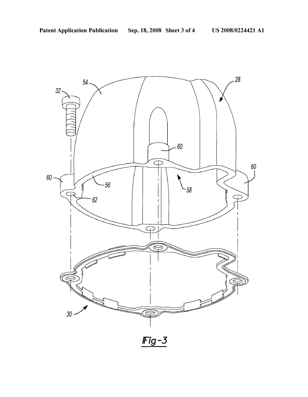 ASSEMBLY HAVING GASKET RESISTANT TO SIDE LOADING BY PRESSURIZED FLUID - diagram, schematic, and image 04