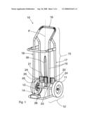 Transport cart for a power tool diagram and image