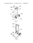 PORTABLE APPARATUS FOR TRANSPORTING ITEMS WITH A POWERED LIFTING FEATURE diagram and image