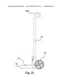 PORTABLE APPARATUS FOR TRANSPORTING ITEMS WITH A POWERED LIFTING FEATURE diagram and image