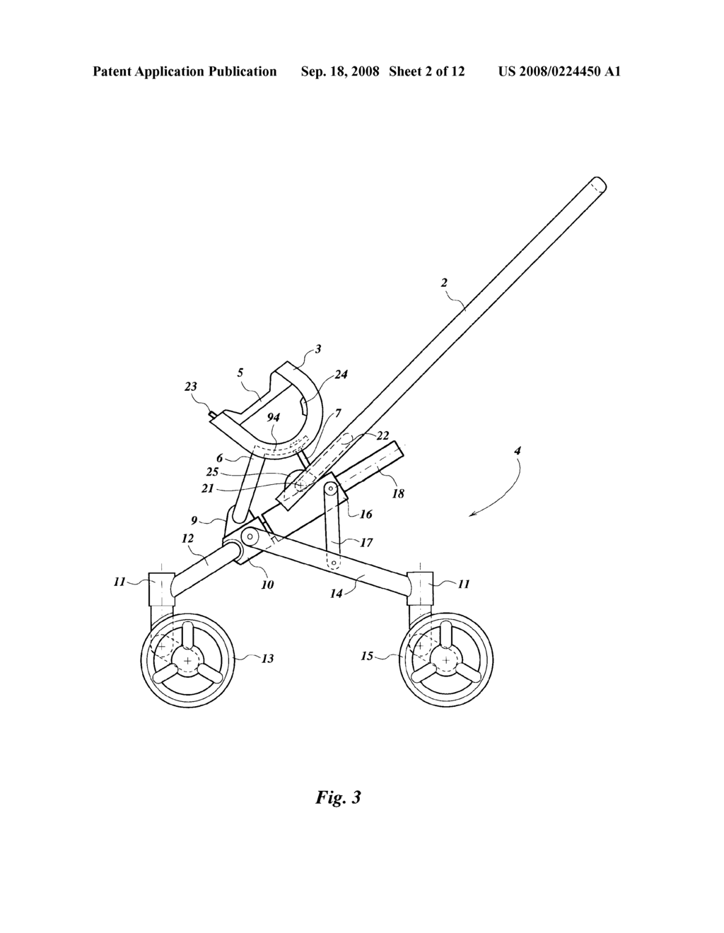 DEVICE FOR TRANSPORTING A CHILD - diagram, schematic, and image 03