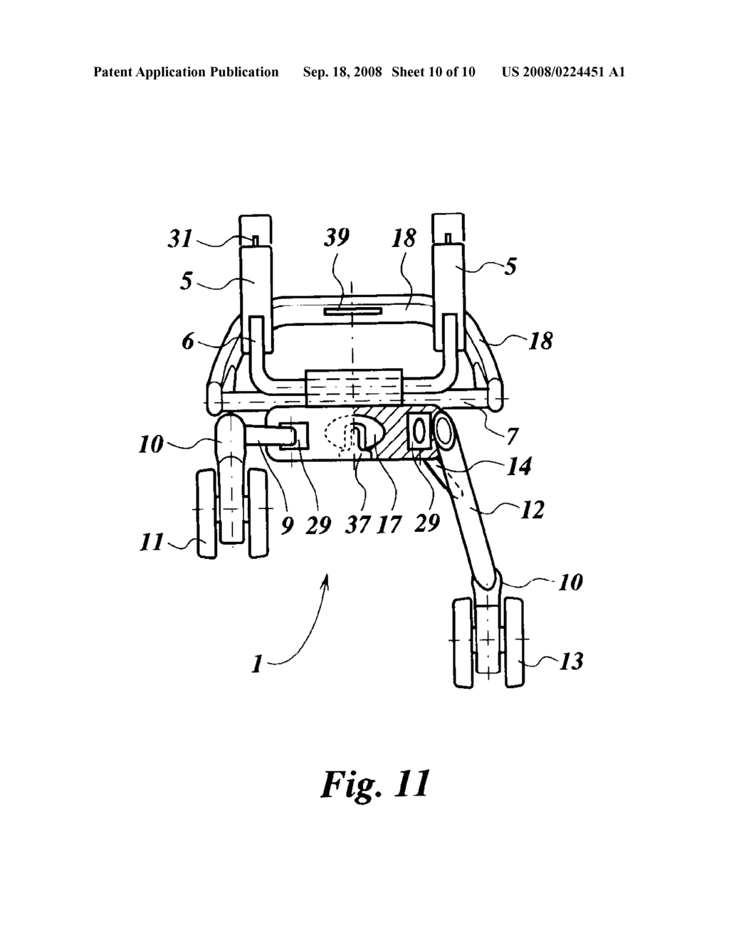 Device For Transporting A Child - diagram, schematic, and image 11