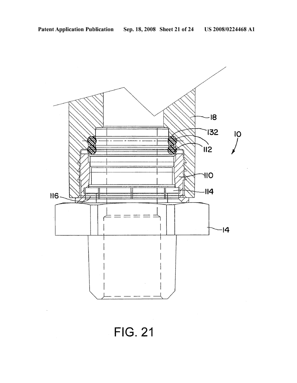 LOCKABLE AND POSITIONABLE SWIVEL FITTING - diagram, schematic, and image 22