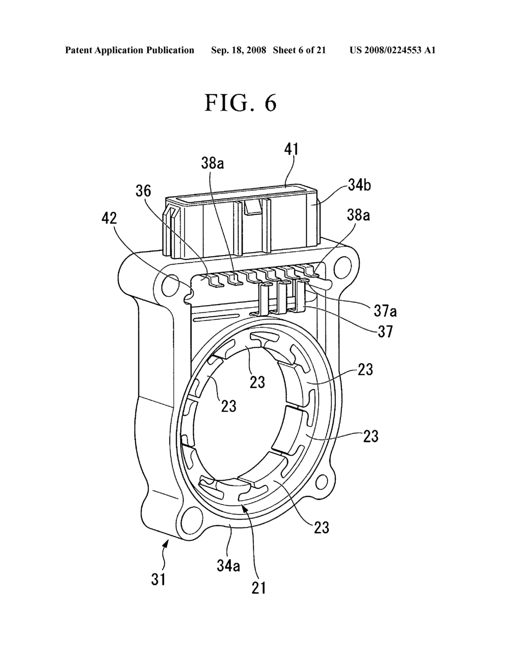 Electric motor, rotary actuator and rotary apparatus - diagram, schematic, and image 07