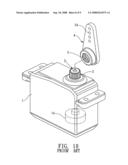 Servomotor neutral position setting apparatus of wireless remote-control model diagram and image