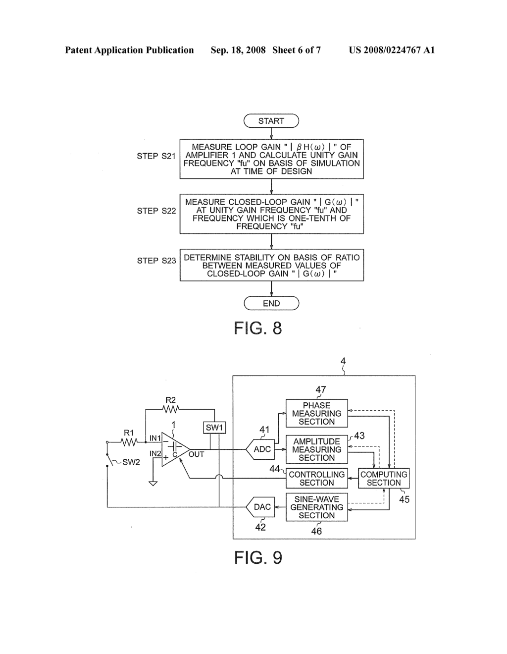 SEMICONDUCTOR INTEGRATED CIRCUIT AND METHOD FOR ADJUSTING A CAPACITANCE VALUE OF A PHASE COMPENSATING CAPACITOR - diagram, schematic, and image 07