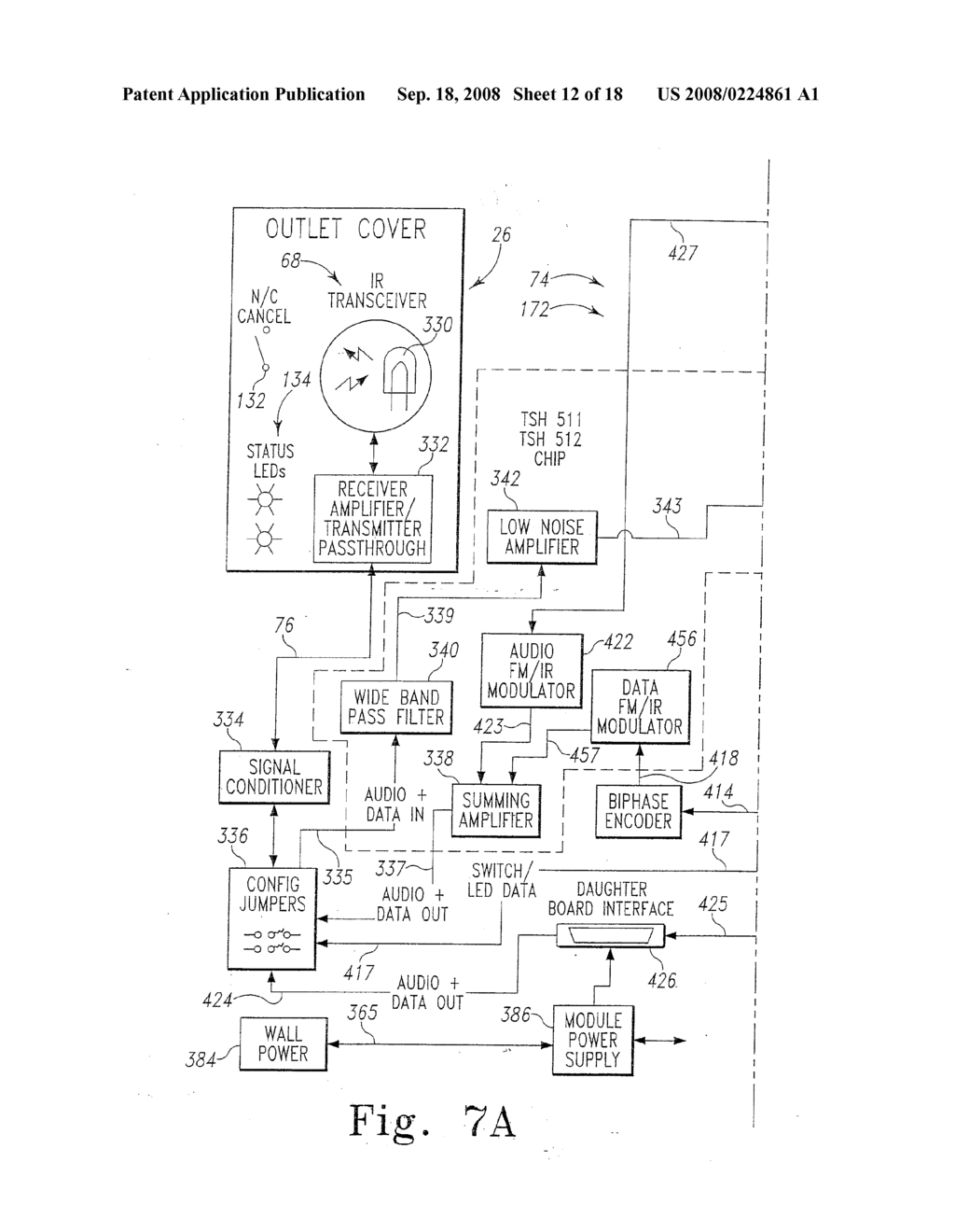 HOSPITAL BED HAVING WIRELESS DATA CAPABILITY - diagram, schematic, and image 13