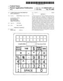 Computer keypad for improved input efficiency diagram and image