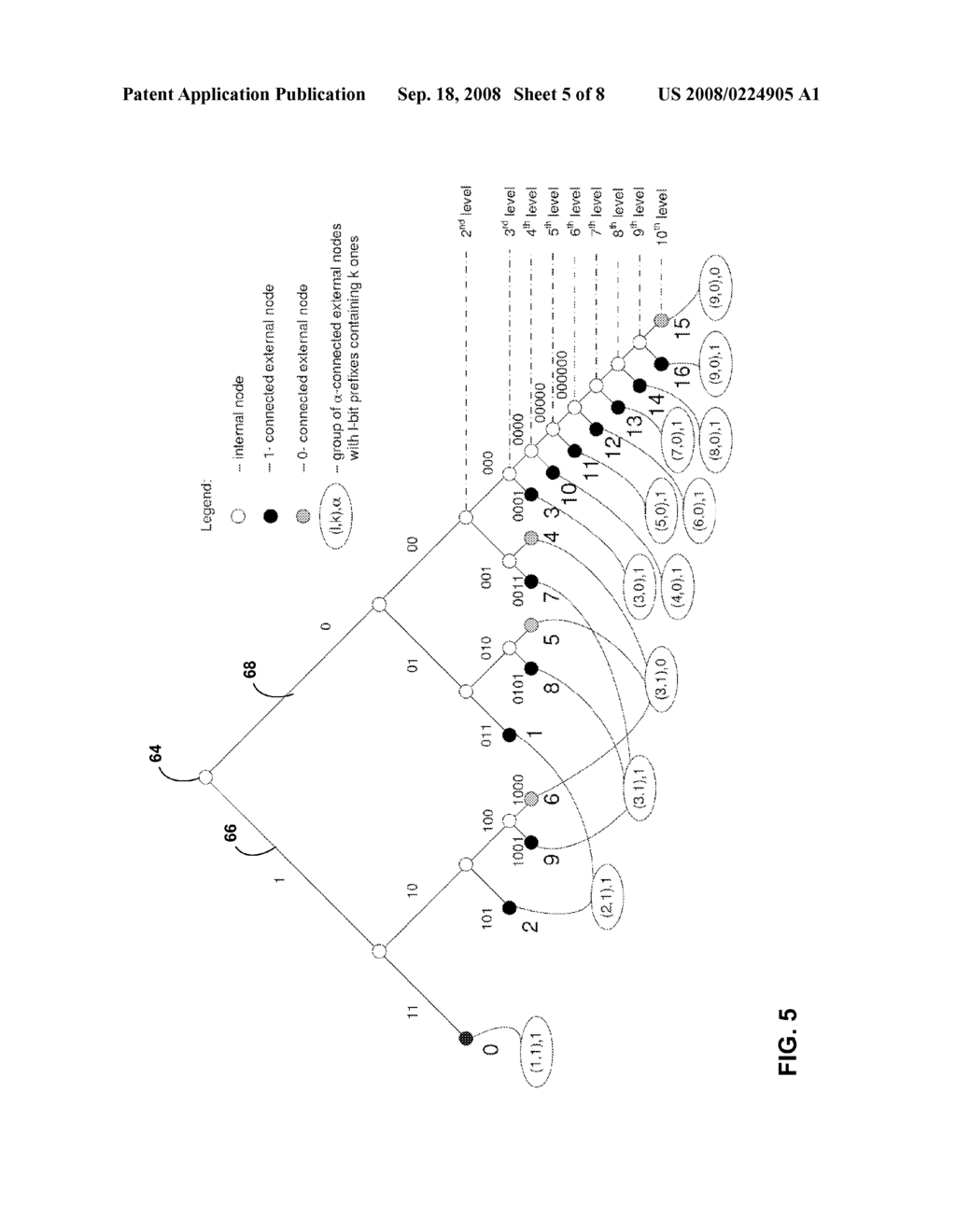 DATA COMPRESSION USING VARIABLE-TO-FIXED LENGTH CODES - diagram, schematic, and image 06