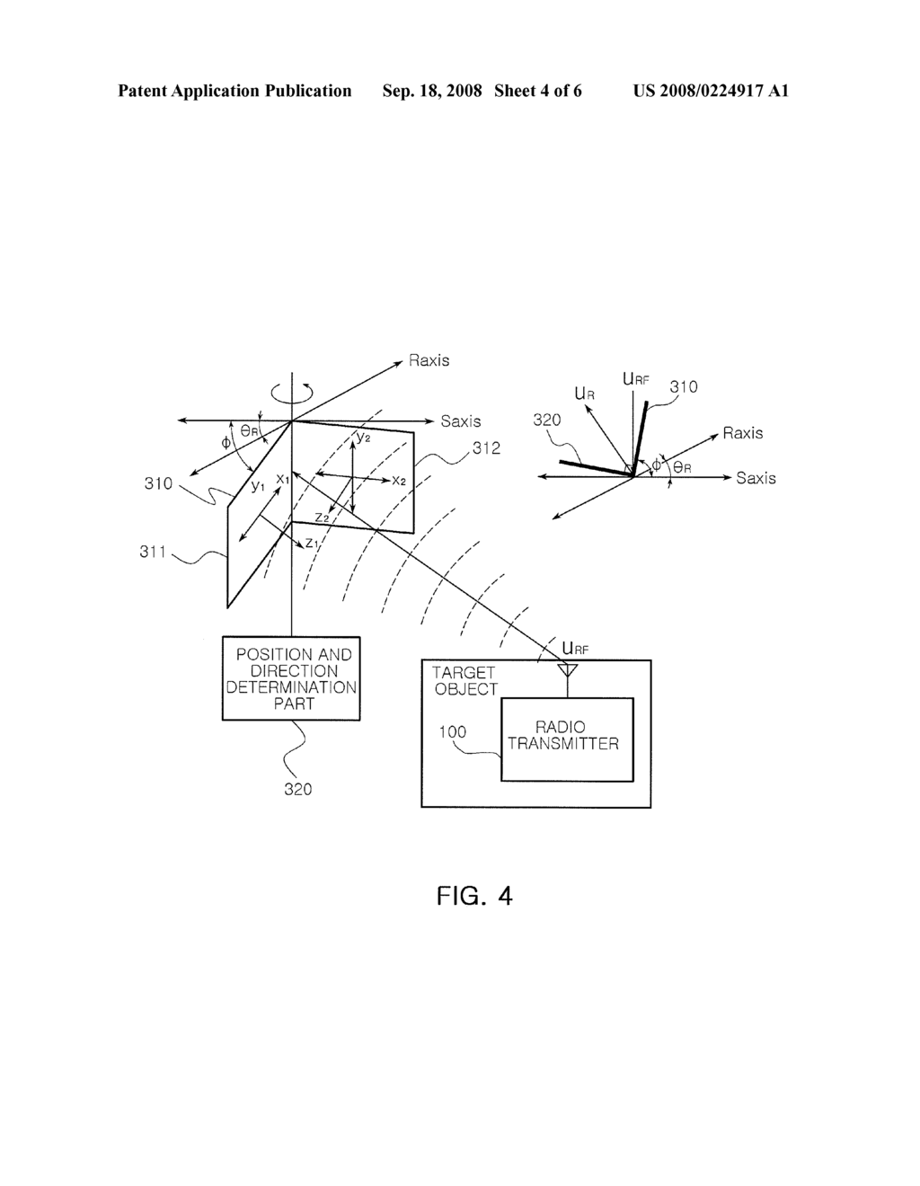 APPARATUS AND METHOD FOR TRACING POSITION AND DIRECTION OF TARGET OBJECT THROUGH RF SIGNAL - diagram, schematic, and image 05