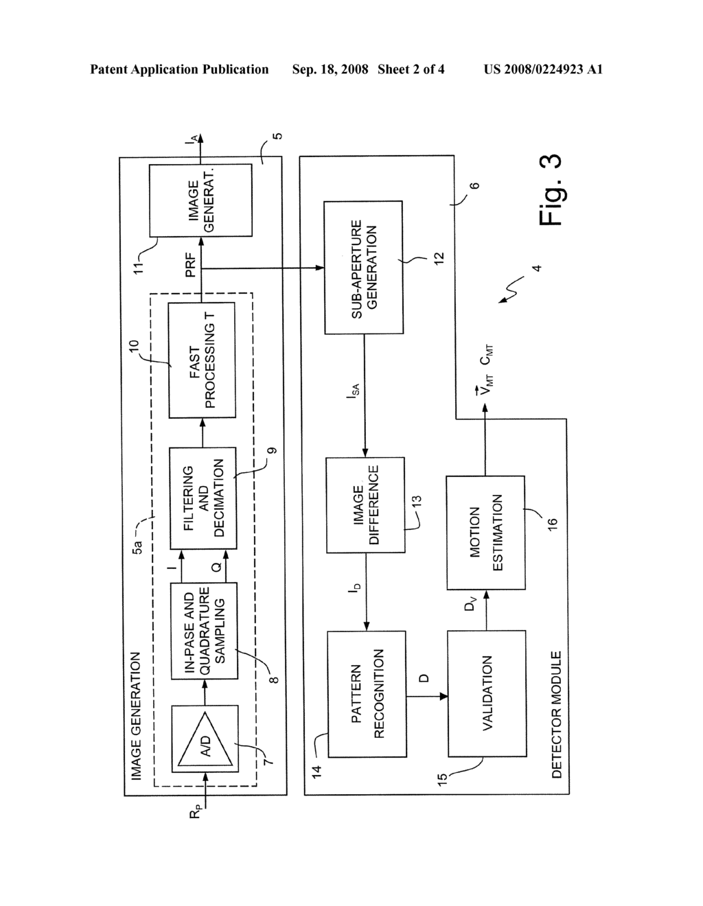 METHOD AND APPARATUS FOR DETECTION OF MOVING OBJECTS BY SAR IMAGES - diagram, schematic, and image 03