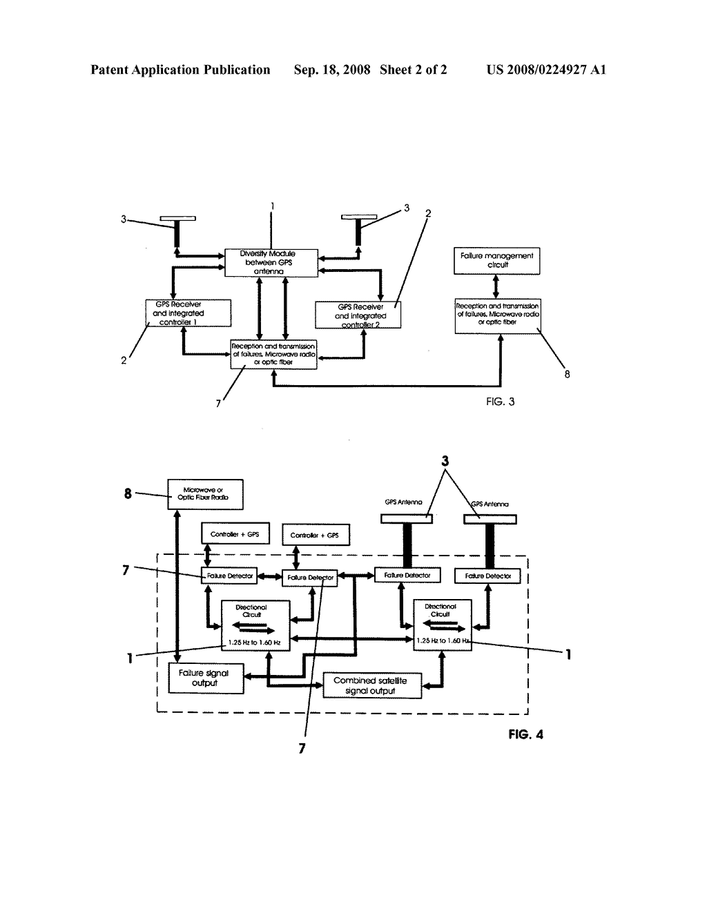 DIVERSITY MODULE BETWEEN GPS ANTENNAS, WITH RECEIVER PROTECTION AND INTEGRATED ALARM SIGNAL - diagram, schematic, and image 03