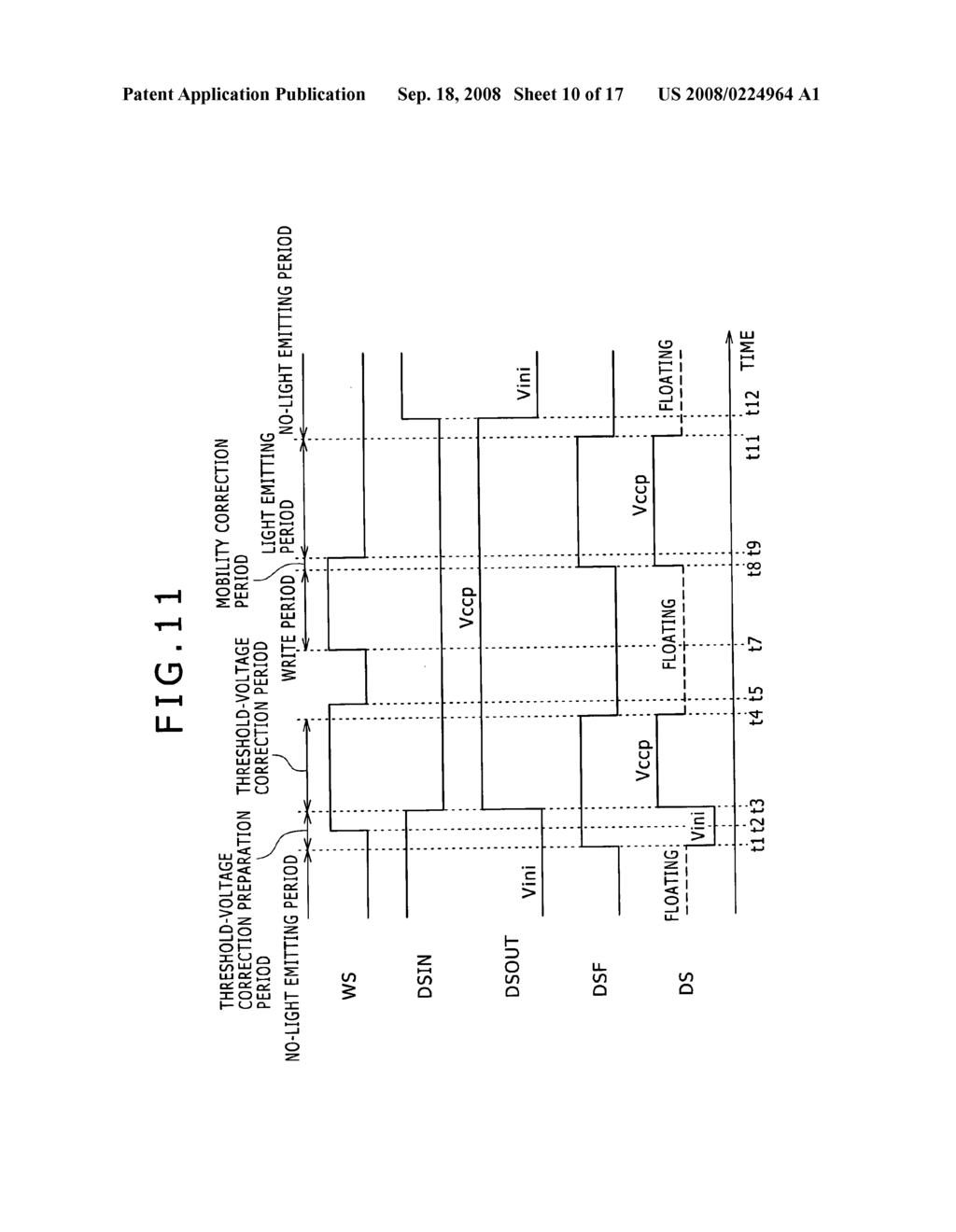 Display apparatus, display-apparatus driving method and electronic equipment - diagram, schematic, and image 11