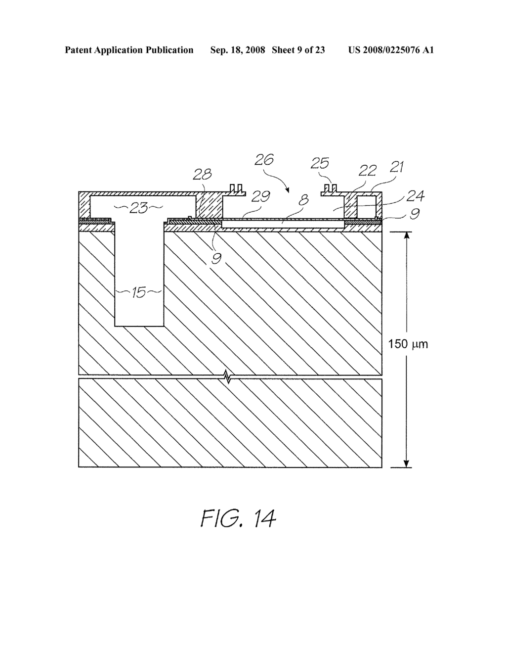 METHOD OF FABRICATING PRINTHEAD HAVING HYDROPHOBIC INK EJECTION FACE - diagram, schematic, and image 10