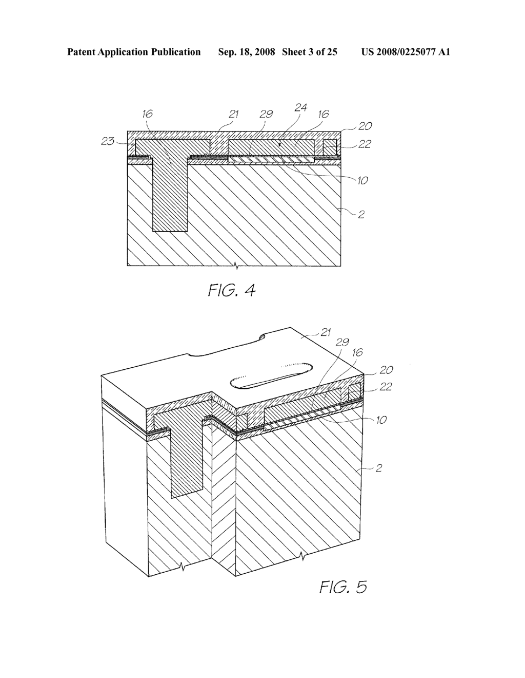 METHOD OF FABRICATING PRINTHEAD USING METAL FILM FOR PROTECTING HYDROPHOBIC INK EJECTION FACE - diagram, schematic, and image 04