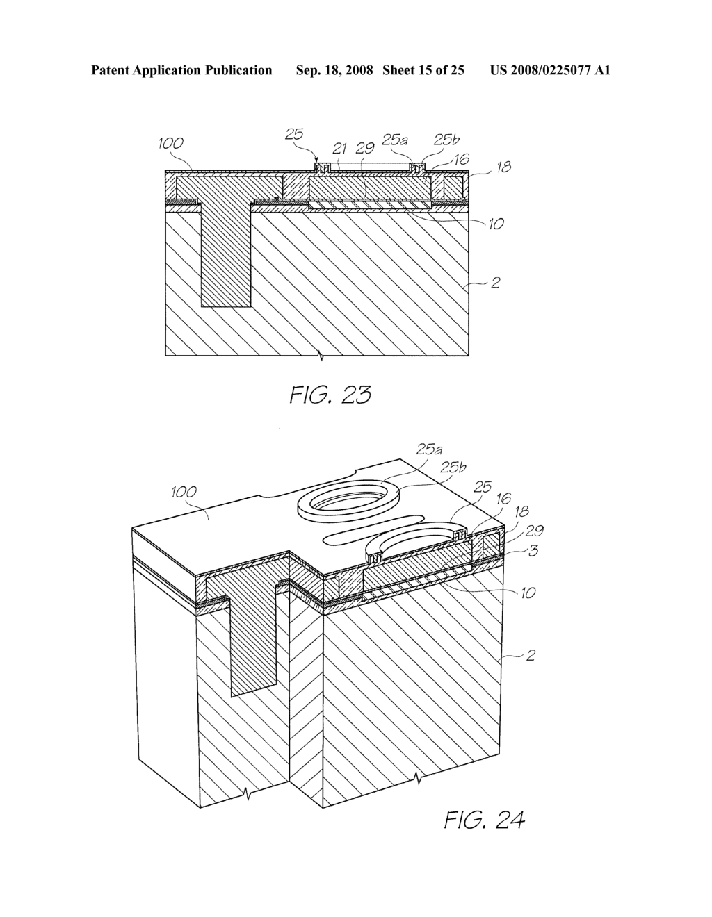 METHOD OF FABRICATING PRINTHEAD USING METAL FILM FOR PROTECTING HYDROPHOBIC INK EJECTION FACE - diagram, schematic, and image 16