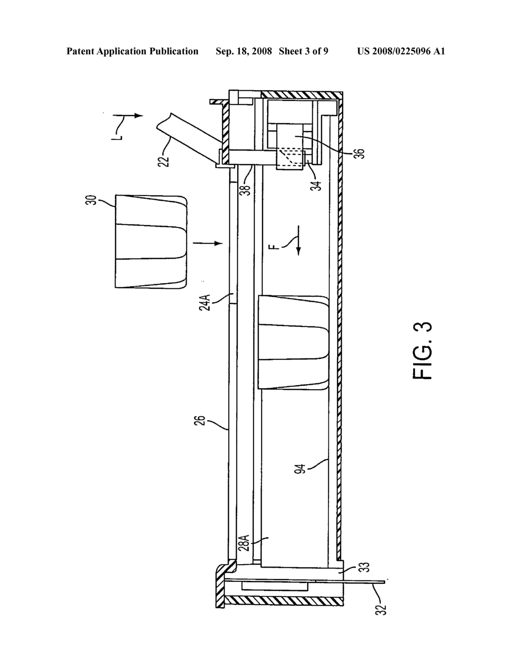 Solid ink stick with canted surface - diagram, schematic, and image 04