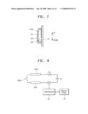 Digital image processing apparatus with rotating display device diagram and image