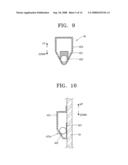 Digital image processing apparatus with rotating display device diagram and image