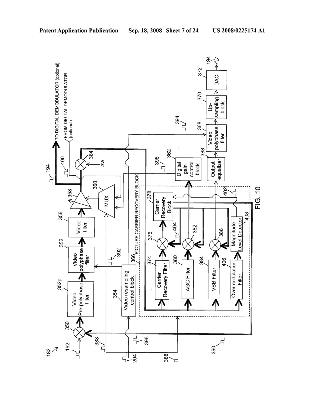 INTERFERENCE AVOIDANCE IN A TELEVISION RECEIVER - diagram, schematic, and image 08