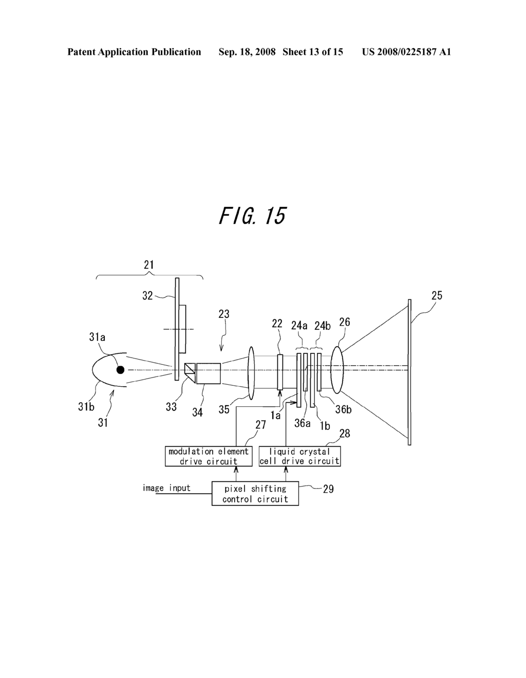 POLARIZATION SWITCHING LIQUID CRYSTAL ELEMENT AND IMAGE DISPLAY APPARATUS HAVING THE SAME - diagram, schematic, and image 14