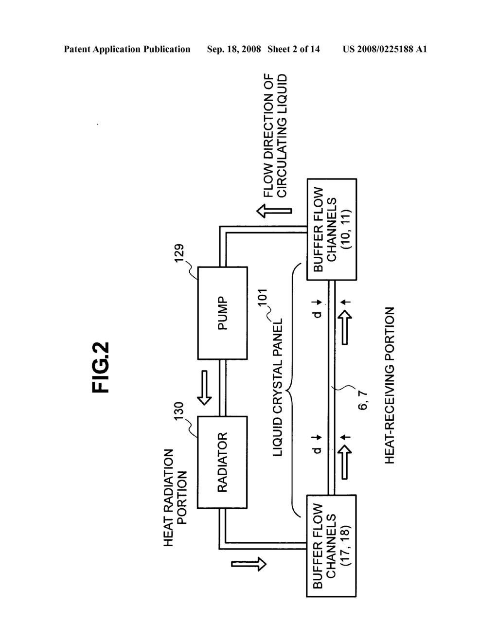 Liquid Crystal Projector, and Liquid Crystal Panel and Liquid Cooling Apparatus Thereof - diagram, schematic, and image 03