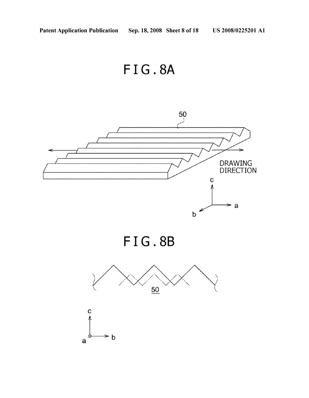 SURFACE EMITTING DEVICE, LIQUID CRYSTAL DISPLAY, AND OPTICAL SHEET COMBINATION - diagram, schematic, and image 09
