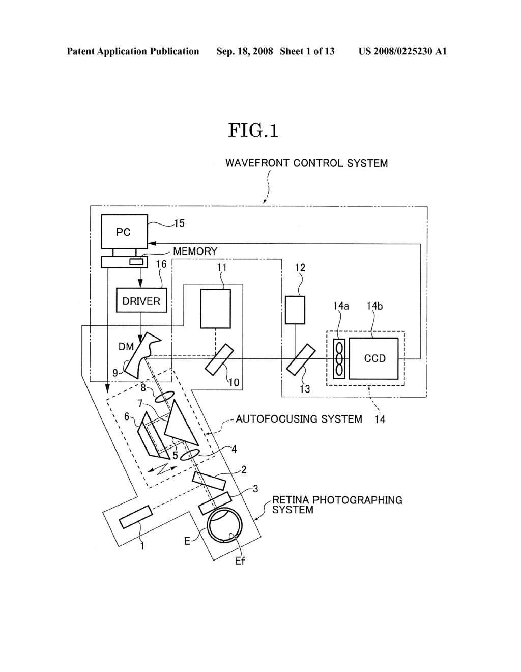 WAVEFRONT ABERRATION COMPENSATING APPARATUS AND OPHTHALMOLOGIC UNIT HAVING THE SAME - diagram, schematic, and image 02