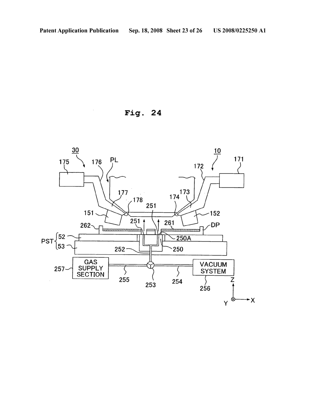 Exposure apparatus and method for producing device - diagram, schematic, and image 24