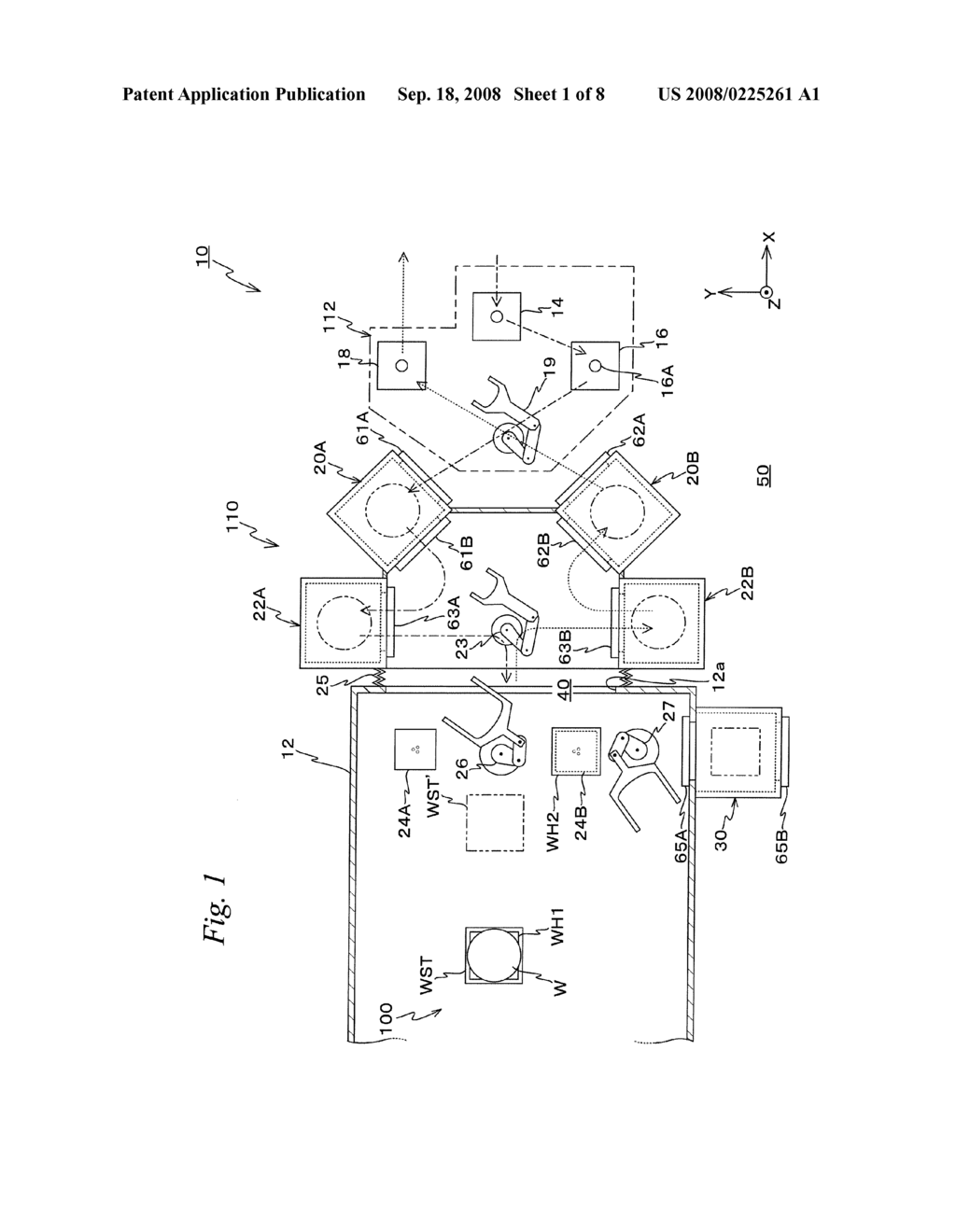 EXPOSURE APPARATUS AND DEVICE MANUFACTURING METHOD - diagram, schematic, and image 02