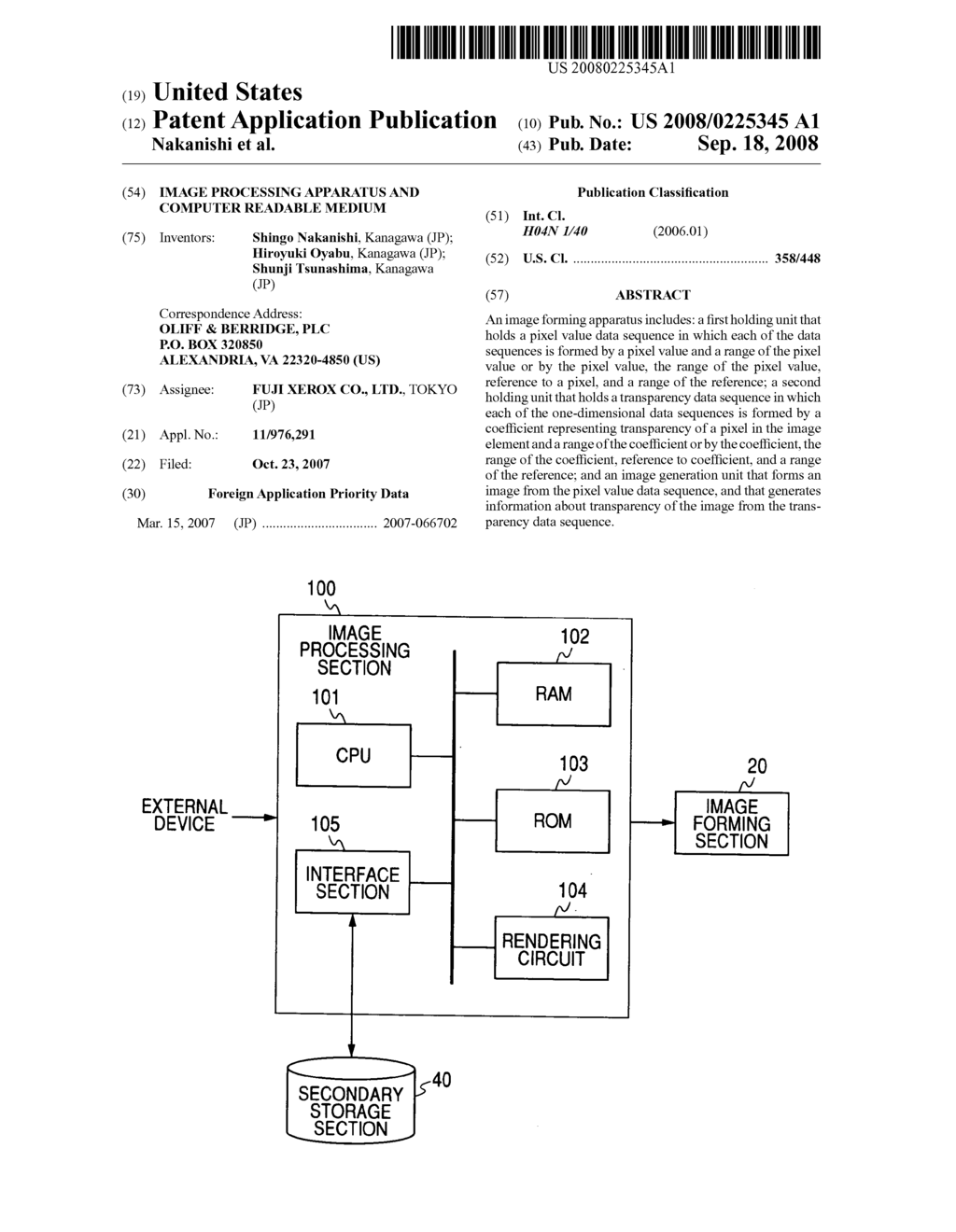 Image processing apparatus and computer readable medium - diagram, schematic, and image 01