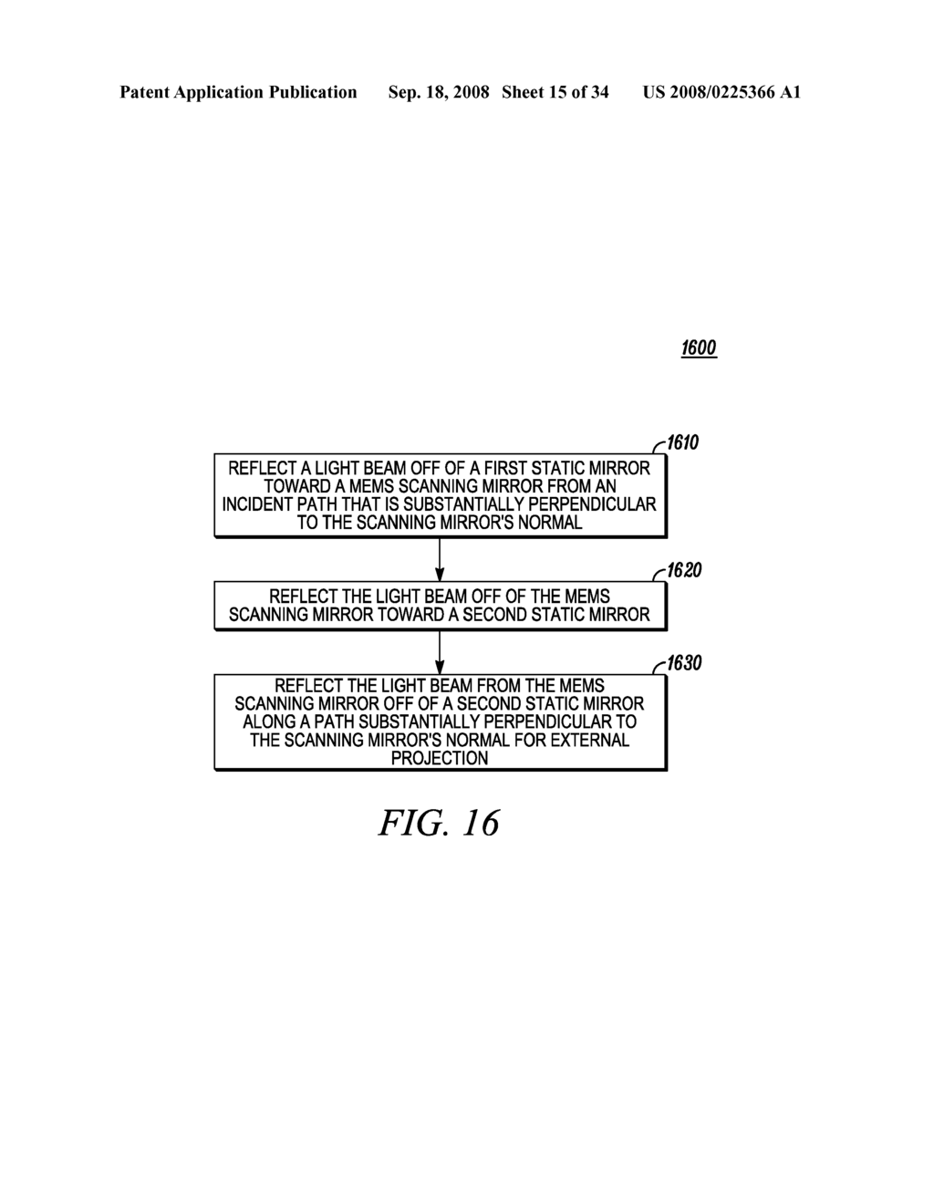 Distortion and Polarization Alteration in MEMS Based Projectors or the Like - diagram, schematic, and image 16