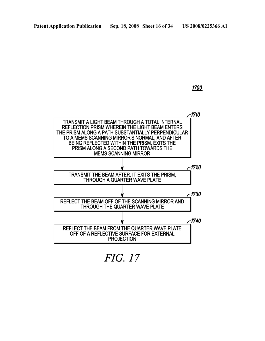 Distortion and Polarization Alteration in MEMS Based Projectors or the Like - diagram, schematic, and image 17