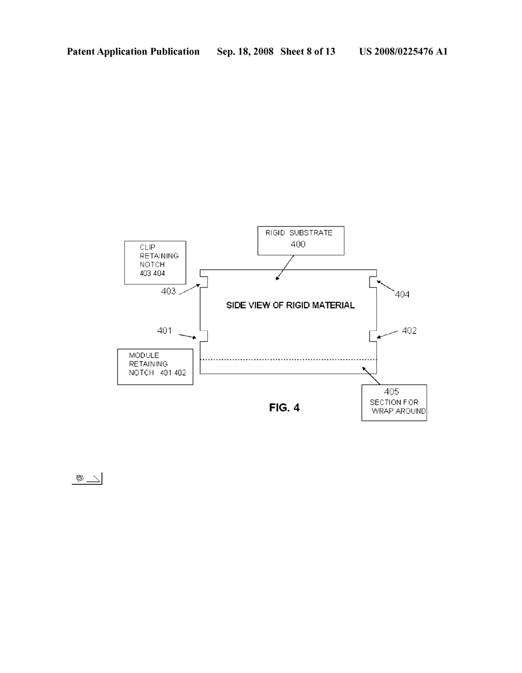 TAB WRAP FOLDABLE ELECTRONIC ASSEMBLY MODULE AND METHOD OF MANUFACTURE - diagram, schematic, and image 09