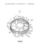 AXIAL FAN APPARATUS, AXIAL-FLOW IMPELLER, AND ELECTRONIC APPARATUS diagram and image