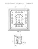 System and method for inhibiting and containing resin bleed-out from adhesive materials used in assembly of semiconductor devices diagram and image