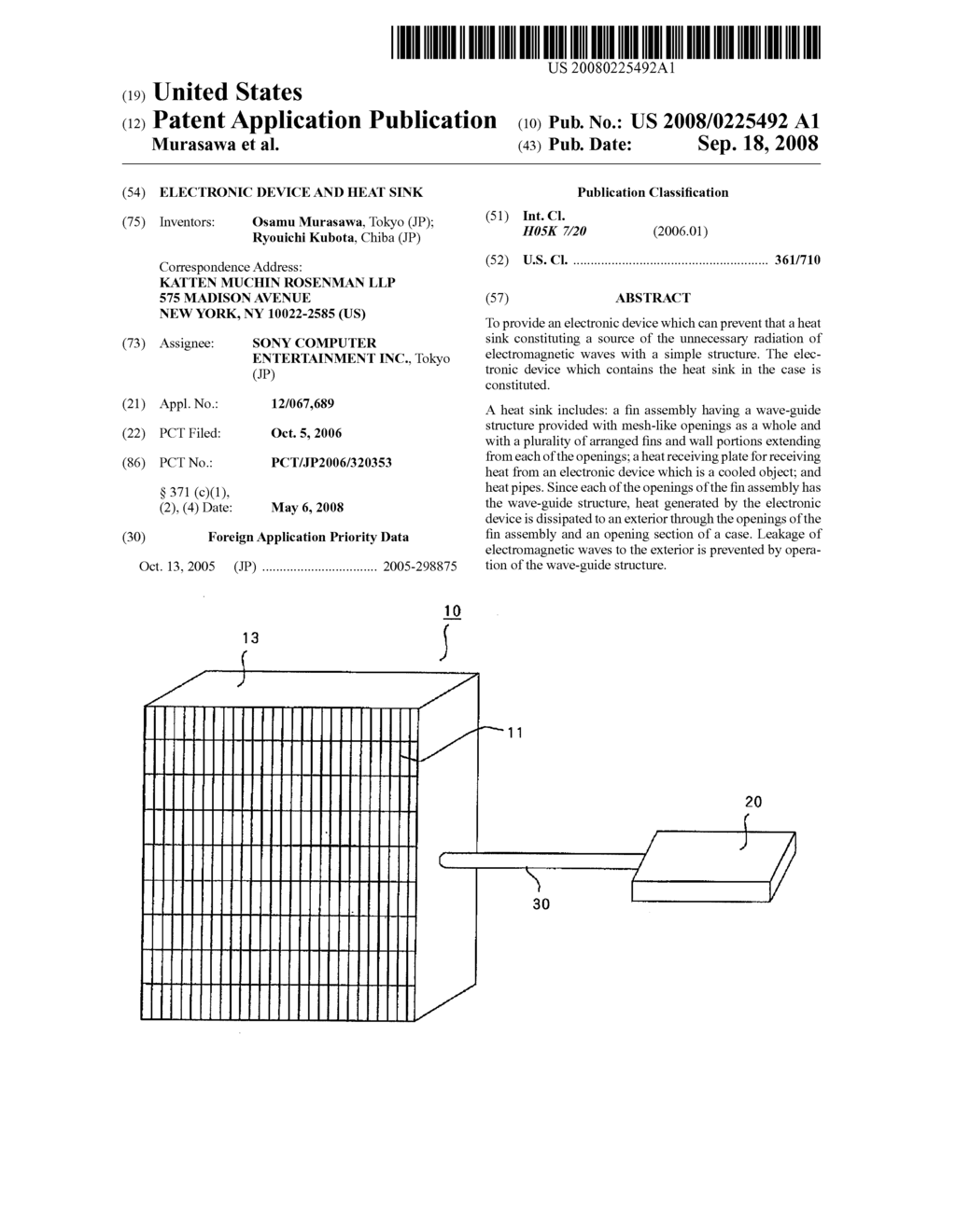 Electronic Device and Heat Sink - diagram, schematic, and image 01