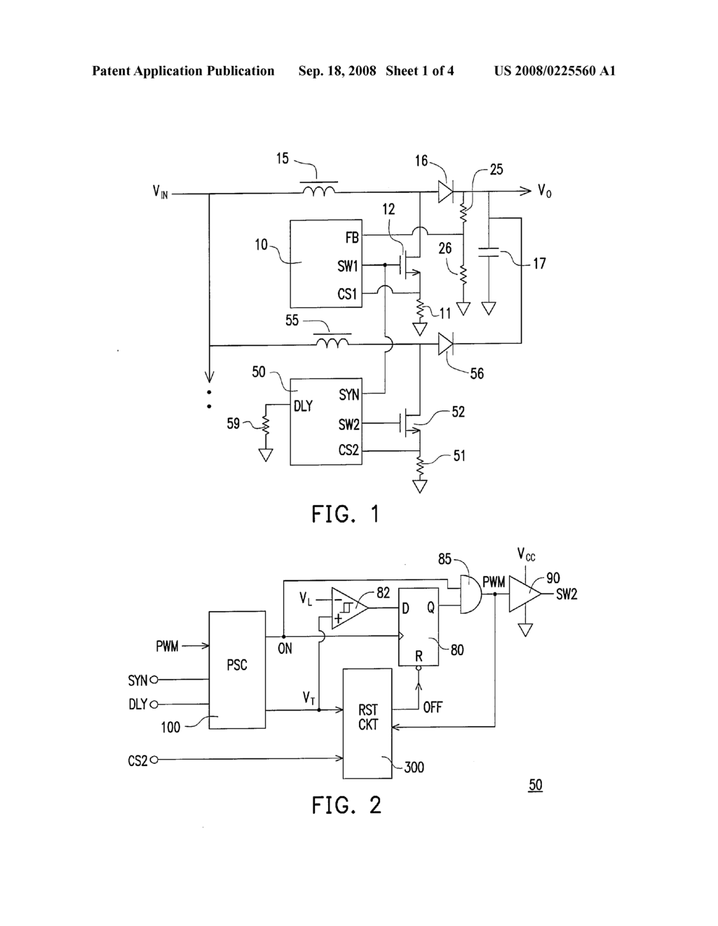 SWITCHING CONTROLLER FOR PARALLEL POWER CONVERTERS - diagram, schematic, and image 02