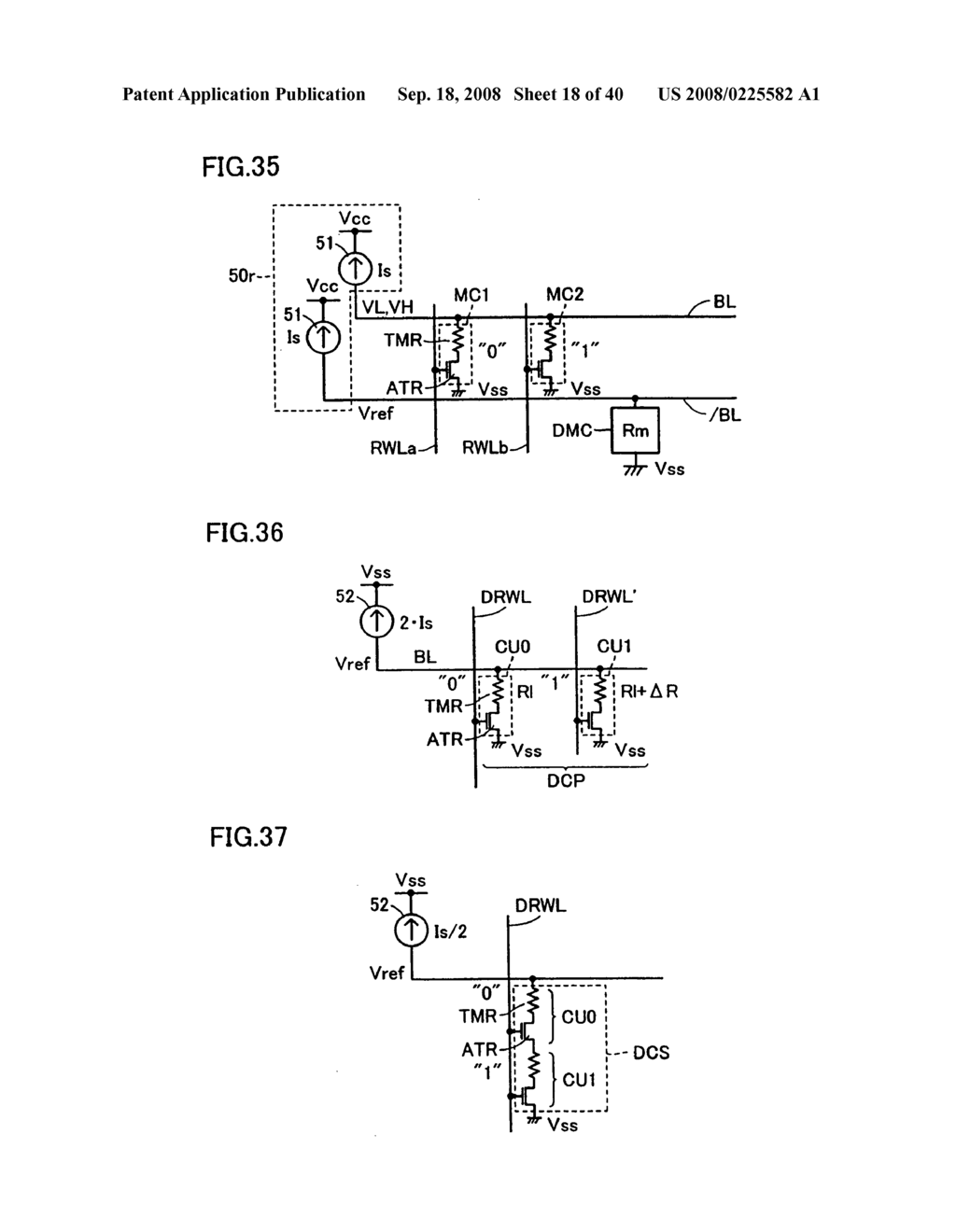 Thin film magnetic memory device capable of conducting stable data read and write operations - diagram, schematic, and image 19