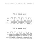 CIRCUIT AND METHOD FOR SAMPLING VALID COMMAND USING EXTENDED VALID ADDRESS WINDOW IN DOUBLE PUMPED ADDRESS SCHEME MEMORY DEVICE diagram and image