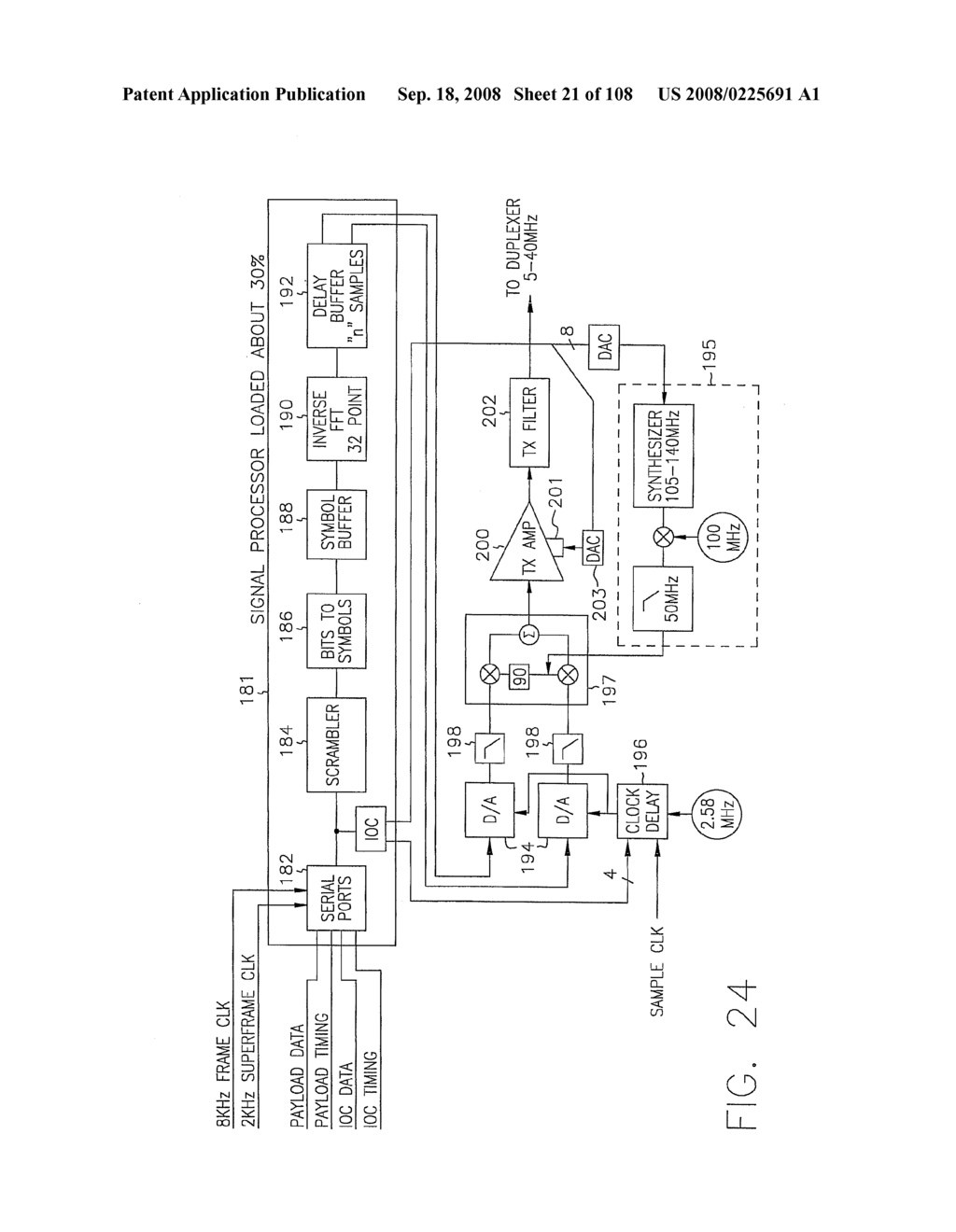 SYSTEMS AND METHOD FOR ORTHOGONAL FREQUENCY DIVISIONAL MULTIPLEXING - diagram, schematic, and image 23