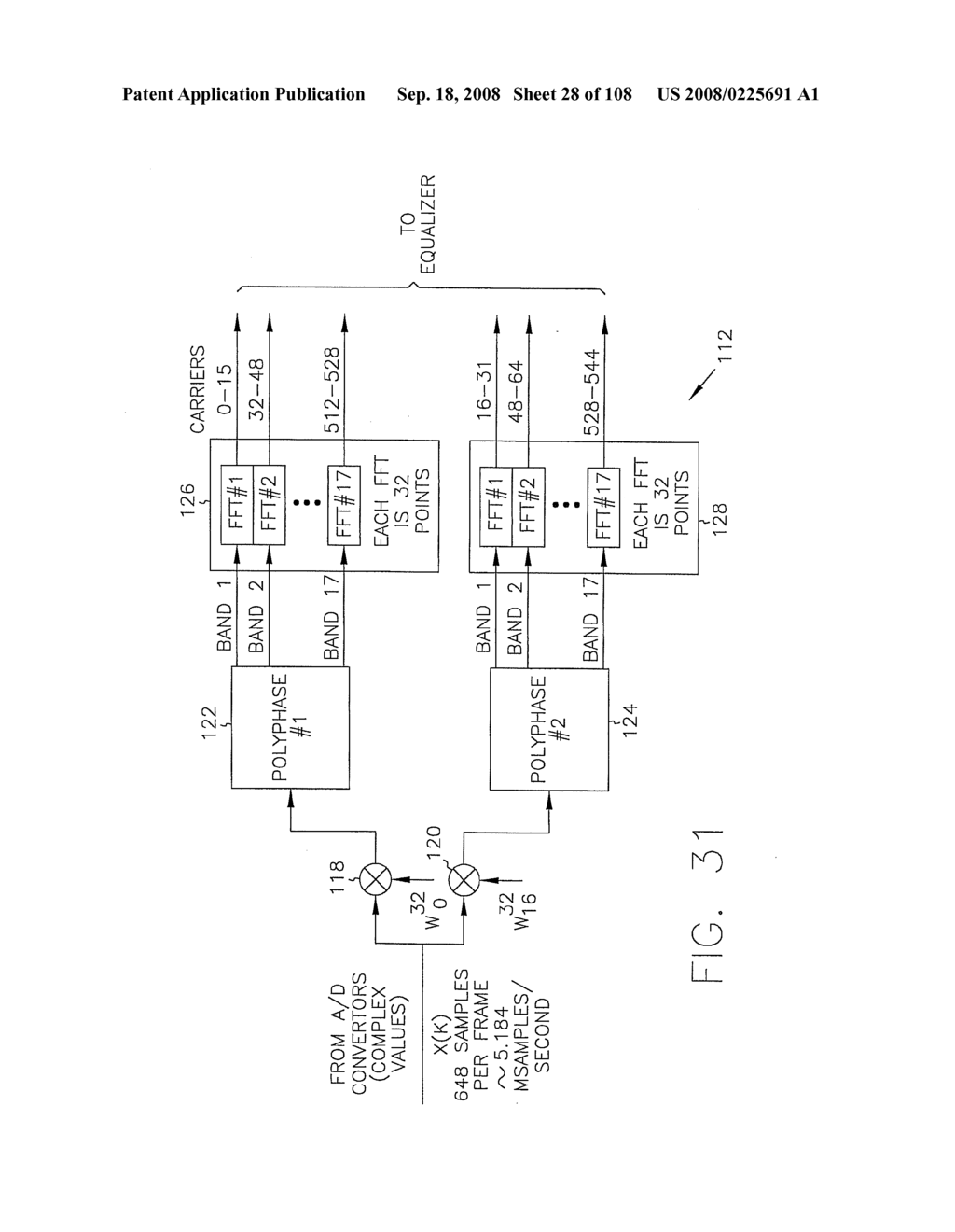 SYSTEMS AND METHOD FOR ORTHOGONAL FREQUENCY DIVISIONAL MULTIPLEXING - diagram, schematic, and image 30