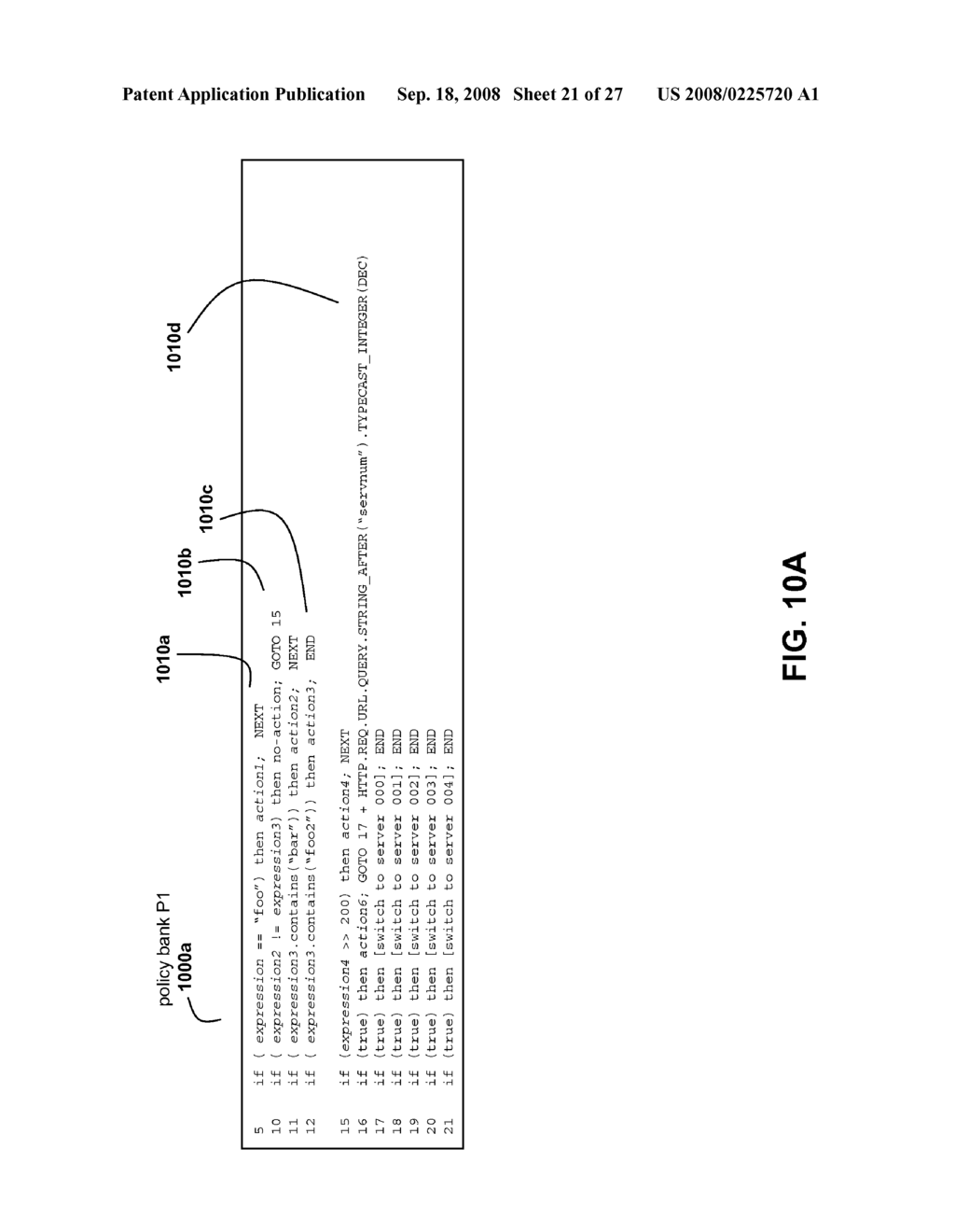 SYSTEMS AND METHODS FOR CONFIGURING FLOW CONTROL OF POLICY EXPRESSIONS - diagram, schematic, and image 22