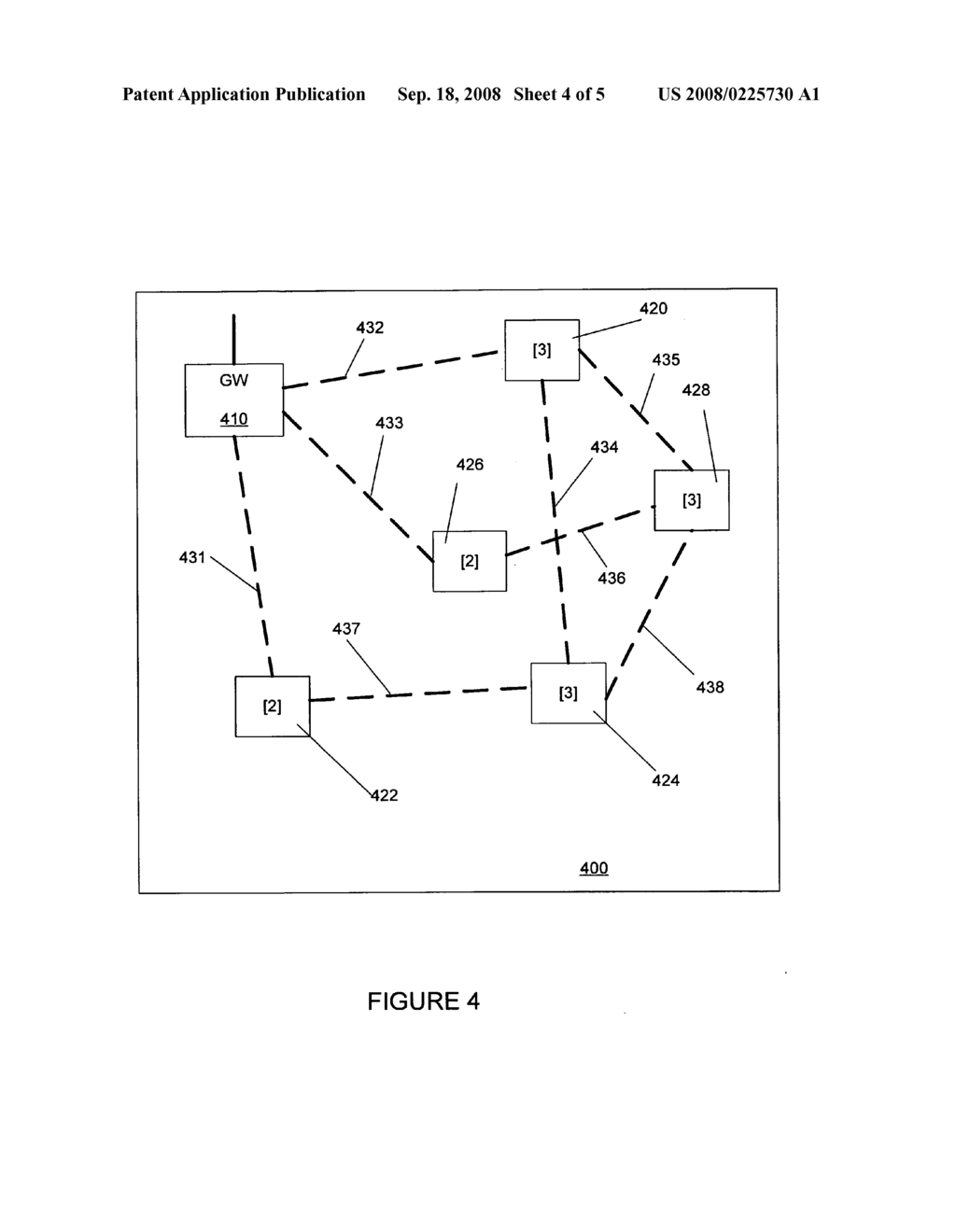 Method and apparatus for monitoring and displaying routing metrics of a network - diagram, schematic, and image 05