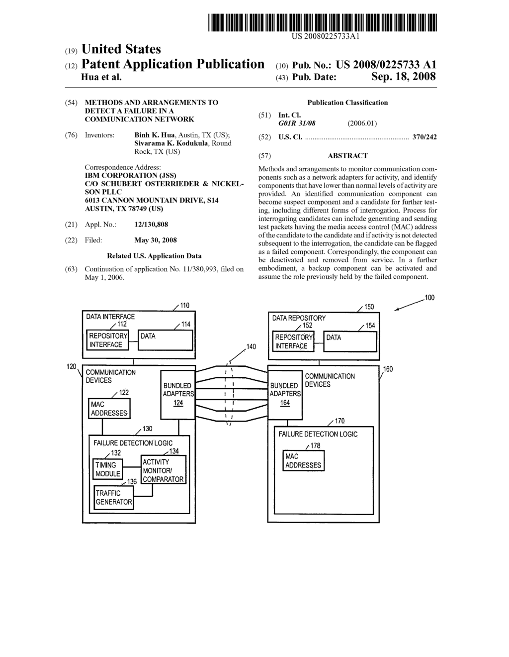 Methods and Arrangements to Detect A Failure In A Communication Network - diagram, schematic, and image 01